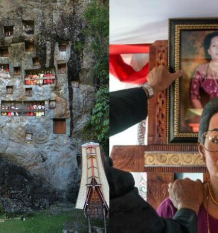 Picture Bizarre funeral ritual of the Torajans who dig up their dead relatives & give them new dress and a complete makeover yearly
