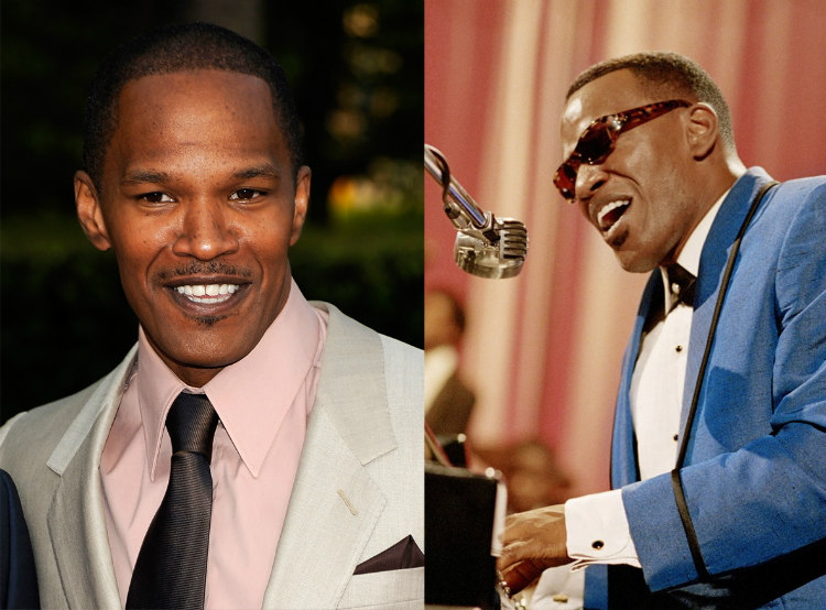 For the movie Ray (2004), Jamie Foxx in addition to shedding 30 pounds had ...