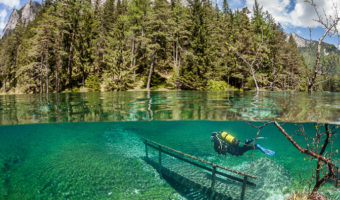 Picture In Pictures: Green Lake, a Park That’s Dry in Winter and Turns Into 10m deep lake in Spring