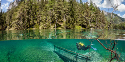 Picture In Pictures: Green Lake, a Park That’s Dry in Winter and Turns Into 10m deep lake in Spring