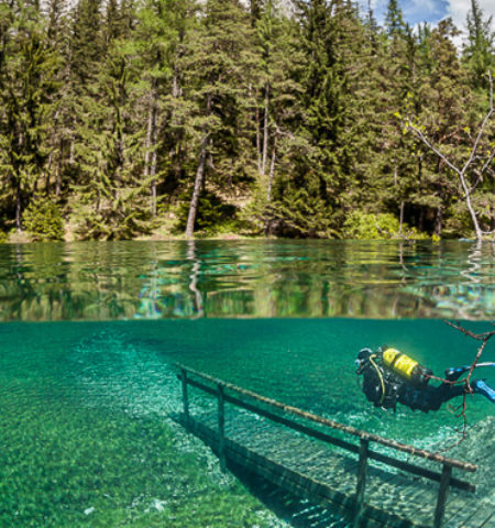 Picture In Pictures: Green Lake, a Park That’s Dry in Winter and Turns Into 10m deep lake in Spring