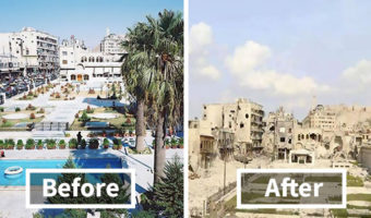 Picture 20 Heart-Wrenching Before and After Pictures of Syrian Civil War