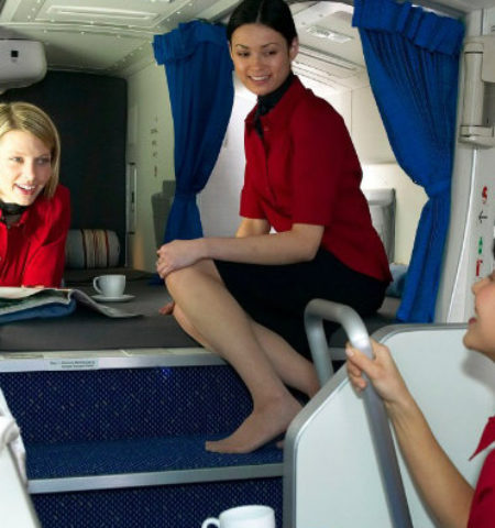 Picture 14 Pictures of the Secret Airplane Compartments of Flight Attendants