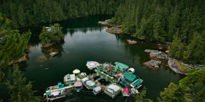 Picture Couple Spends 20 Years Building an Amazing Off-the-Grid Floating Island Home
