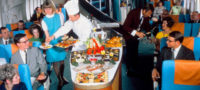 Picture 15 Amazing Vintage Pictures of Scandinavian Airlines Meal Service from 1950s