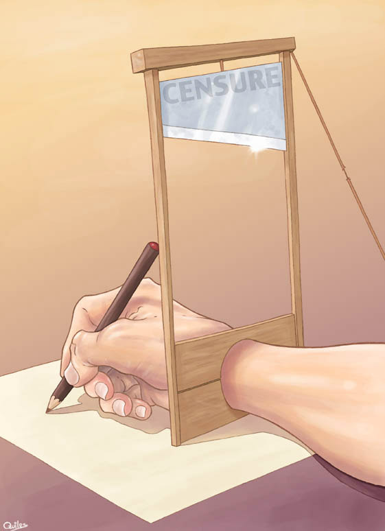 Censure Killed the Meaning of Art by Luis Quiles