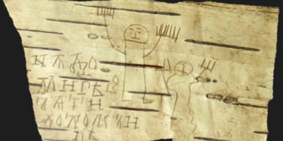 Picture Drawings Made 700 Years Ago By a 7-Year-Old Russian Boy Named Onfim