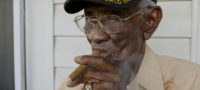 Picture Meet the Oldest War Veteran, Who Smokes Cigars, Drinks Whiskey and Drives His Own Car at the Age of 110