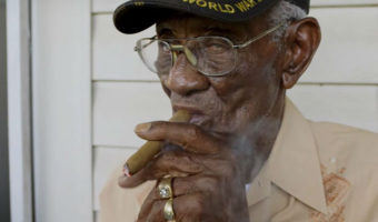 Picture Meet the Oldest War Veteran, Who Smokes Cigars, Drinks Whiskey and Drives His Own Car at the Age of 110