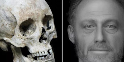 Picture Scientists Reconstruct the Face of a Cambridge Man Who Died 700 Years Ago Using His Skull