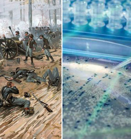 Picture Angel’s Glow – The Mysterious Glowing Wounds of American Civil War Solved 140 Years Later by Two Teenagers