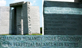 Picture Georgia Guidestones: A Mysterious Granite Monument Containing Post-Apocalyptic Messages for the World