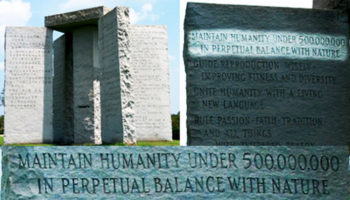 Picture Georgia Guidestones: A Mysterious Granite Monument Containing Post-Apocalyptic Messages for the World