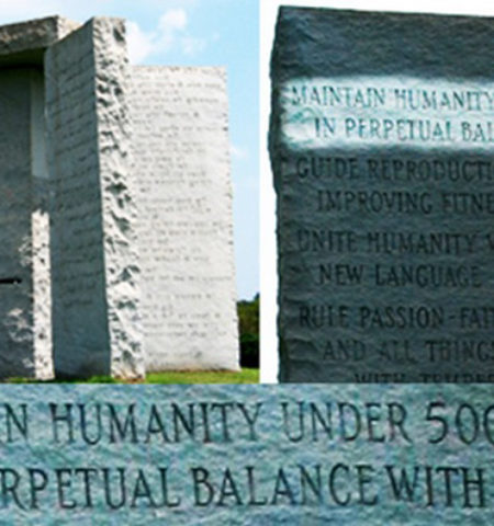 Picture Georgia Guidestones: A Mysterious Granite Monument Containing Post-Apocalyptic Messages for the World