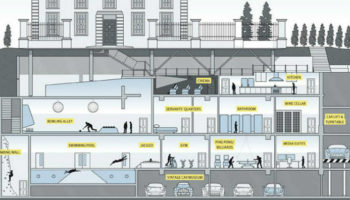 Picture Iceberg Homes, the Underground Mansions of London Billionaires