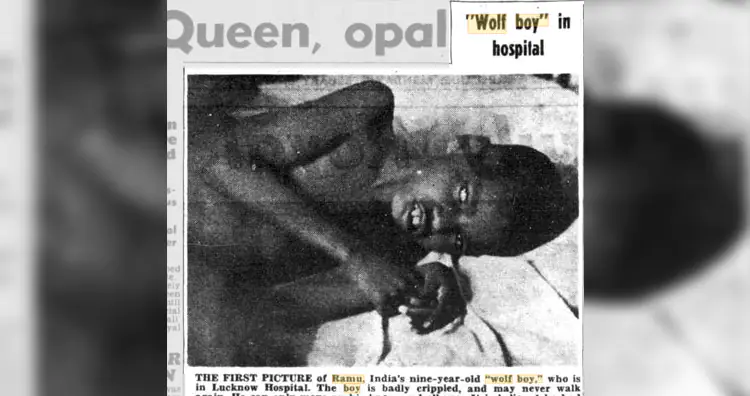 Ramu wolf boy