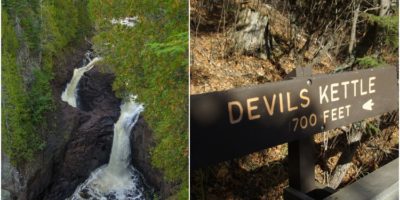 Picture The mysterious case of the Devil’s Kettle Falls where half a river seems to disappear forever!