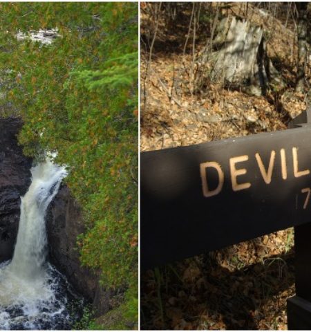 Picture The mysterious case of the Devil’s Kettle Falls where half a river seems to disappear forever!