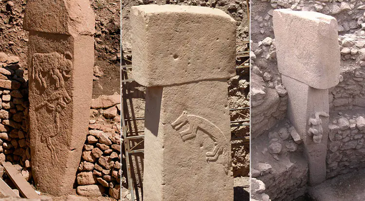 Animal Reliefs and Sculpture on the T-Shaped Pillars