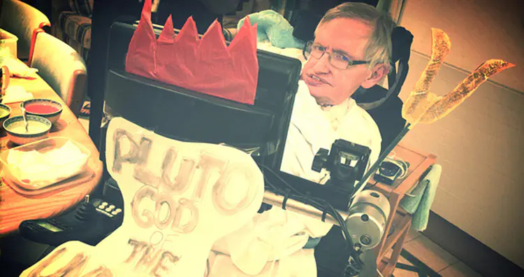 Stephen Hawking held a Party