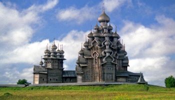 Picture Kizhi Pogost has a 300-Year-Old Wooden Church Built Without Nails and is One of the Tallest Wooden Structures in Existence