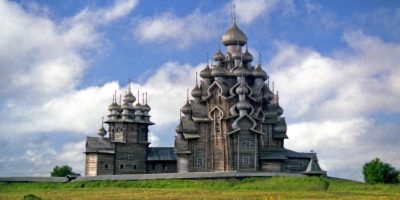 Picture Kizhi Pogost has a 300-Year-Old Wooden Church Built Without Nails and is One of the Tallest Wooden Structures in Existence