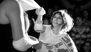 Picture Pillow Fight League, a Semi-Professional Women’s Sports League Featuring Pillow Fighting