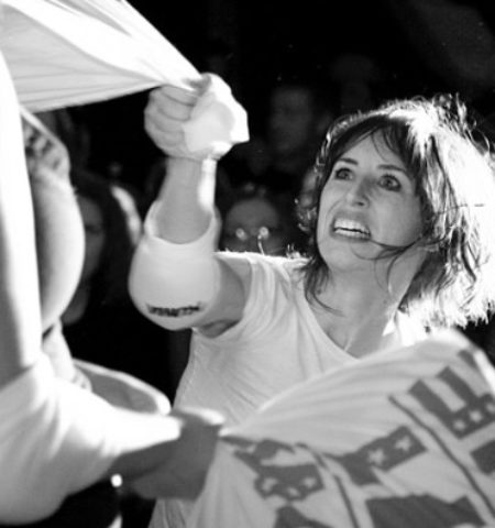 Picture Pillow Fight League, a Semi-Professional Women’s Sports League Featuring Pillow Fighting