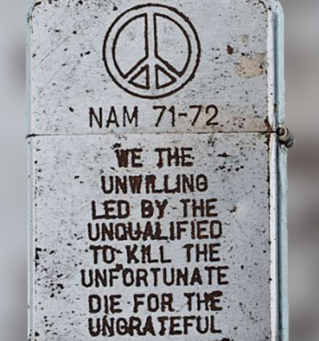Picture 20 Pictures of Engraved Zippo Lighters of Soldiers from the Vietnam War