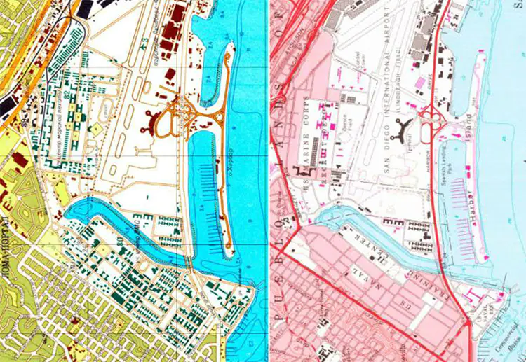 Soviet Map Vs US Map