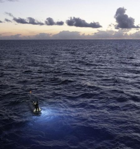 Picture During the Deepest Dive Ever Conducted, Explorer Victor Vescovo Found Trash at the Bottom of the Mariana Trench