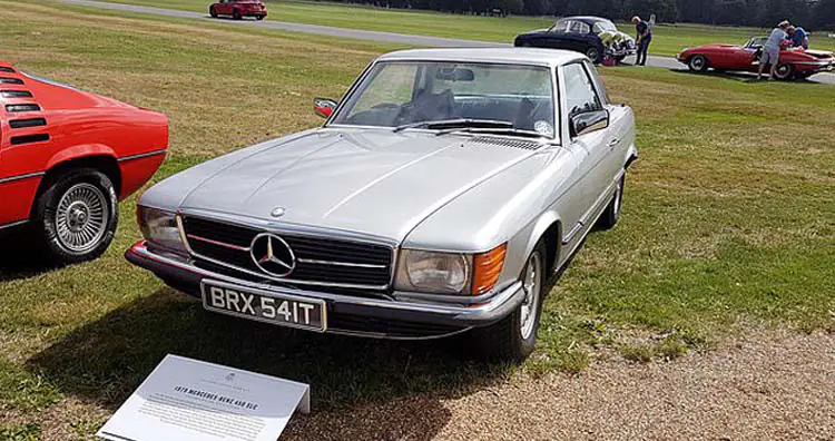 The Mercedes with the license plate BREXIT