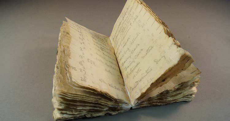 100-year-old notebook
