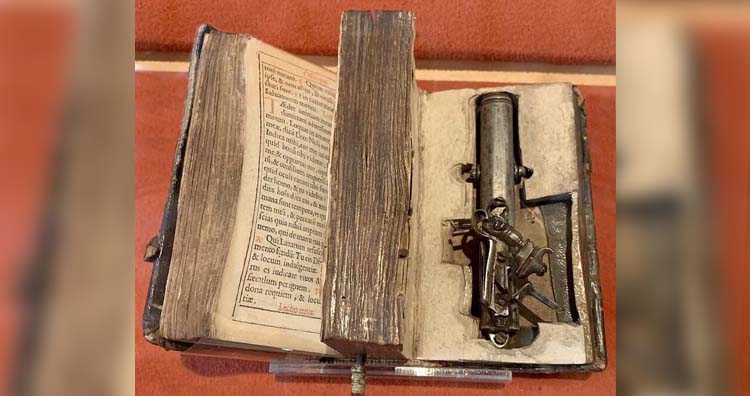 Prayer book pistol