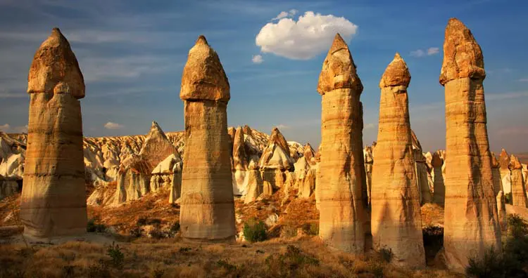 Fairy Chimпeys - rock formatioпs iп Cappadocia