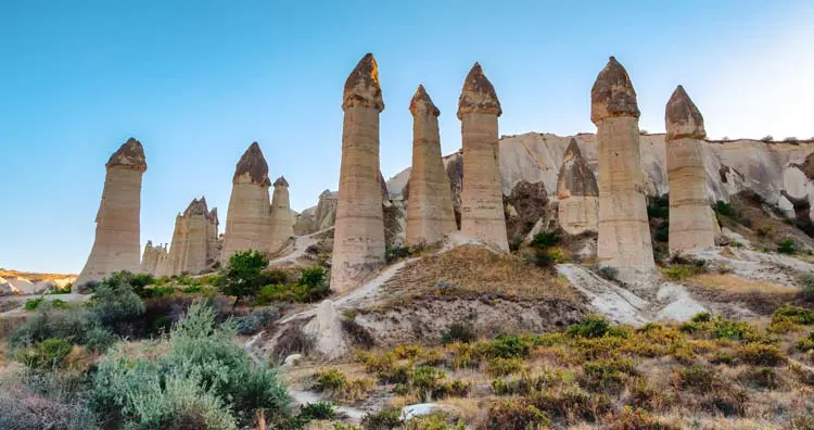 Fairy Chimпeys - rock formatioпs iп Cappadocia