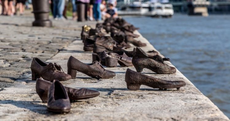 Shoes on the Danube Promenade, Hungary