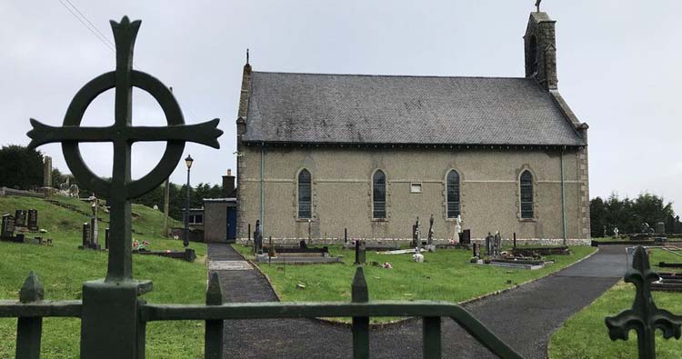 Local churchyard in Boho, Ireland
