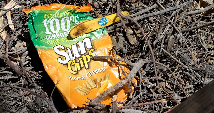 Plant based chip bag