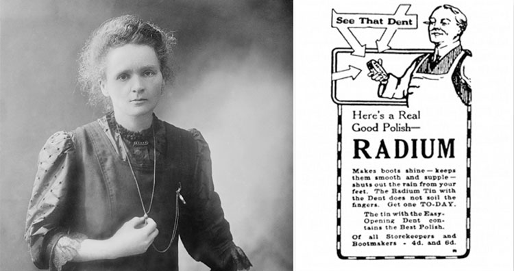 Marie Curie and radiation