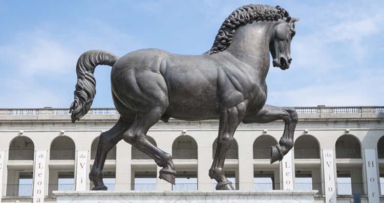 The world's largest equestrian statue