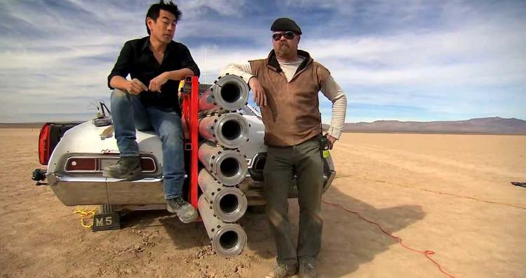 The MythBusters revisit the JATO rocket car myth