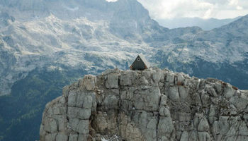 Picture On Top Of Foronon Buinz Mountain, There Is A Tiny Hotel