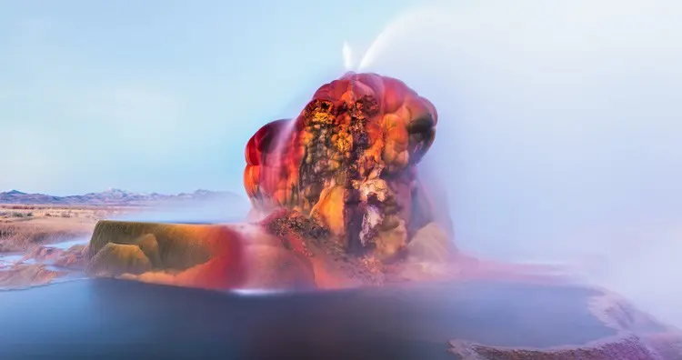 Fly Geyser, Nevada