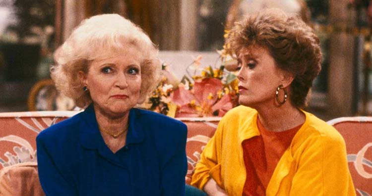 Betty White and Rue McClanahan
