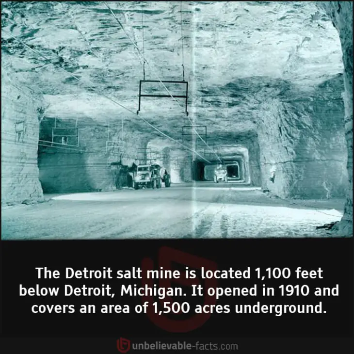 Detroit salt mine