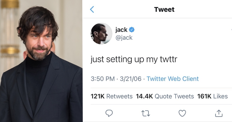 Jack Dorsey's first tweet nft