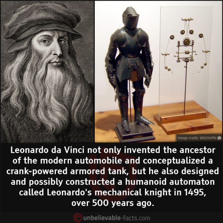 Leonardo da Vinci automobile