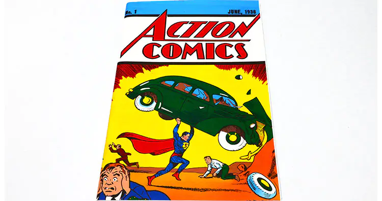 Superman action comic