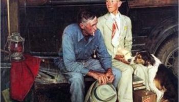 Picture Norman Rockwell Painting Found Behind The Walls Of A Cartoonist’s House